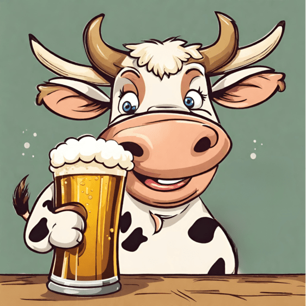 Koeienwenskaart bier Ferdinand