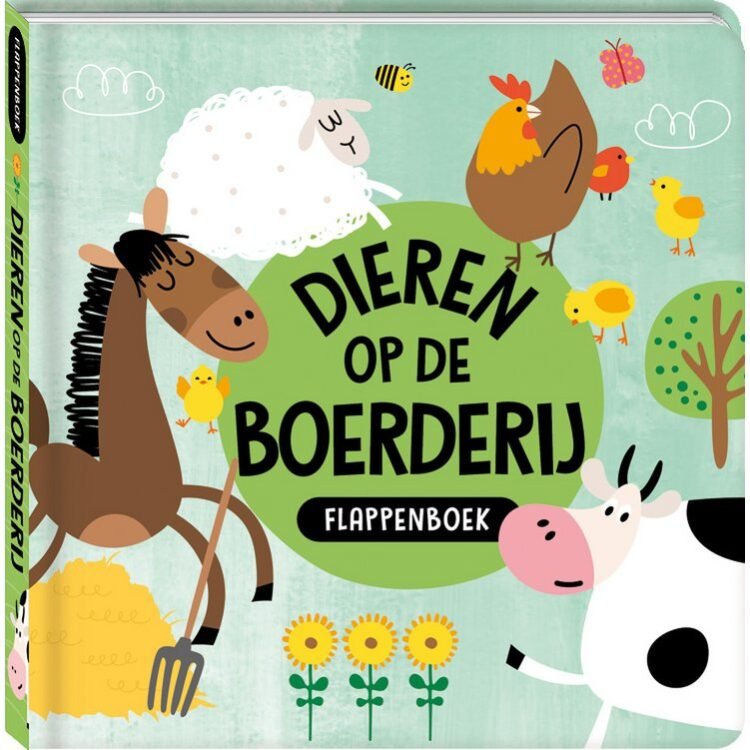 Flappenboek – Dieren op de Boerderij