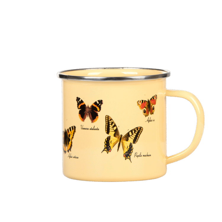 Emaille Mok Vlinders