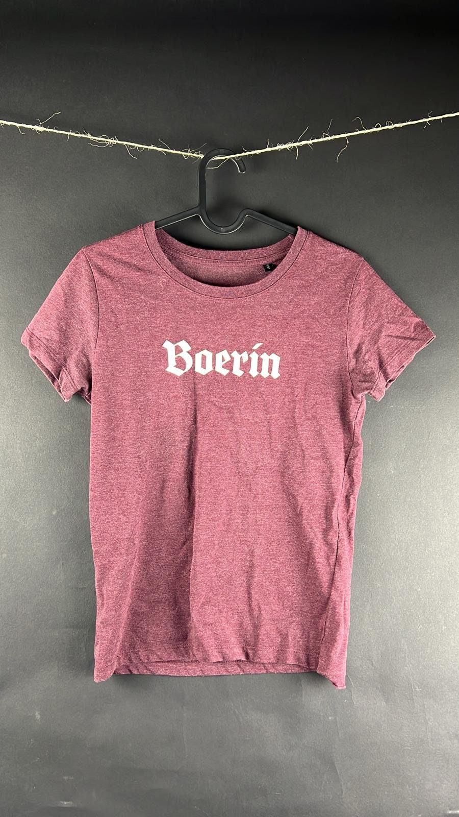 Shirt Ox rood Boerin maat S Dames- Sample Sale