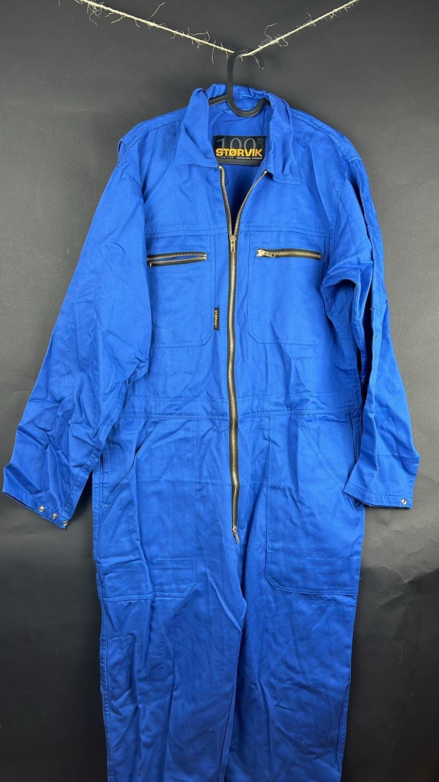 Boerin trotse (drukfout) overall blauw maat 52- Sample Sale - Afbeelding 2