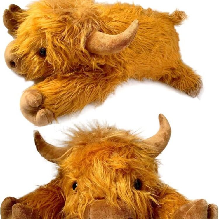 Pluche Highland koe verzwaard XL 50 cm