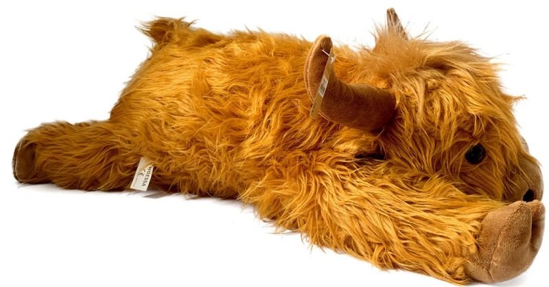 Pluche Highland koe verzwaard XL 50 cm - Afbeelding 2