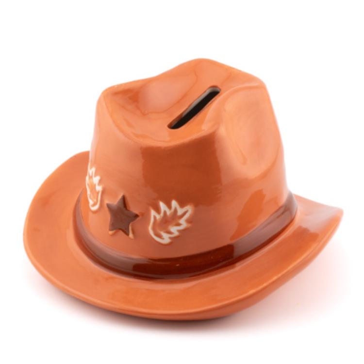 Spaarpot Cowboy Hoed