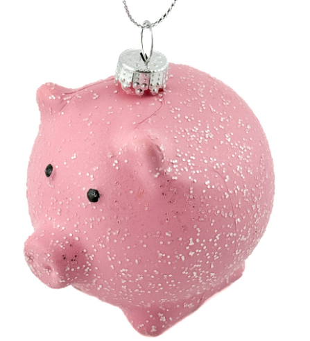 Kerstbal Varken Roze - Piggy
